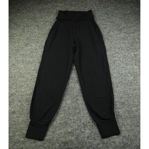 Lululemon Joggers Womens 4 Black‎ Align Super-High Rise Ribbed Waist W5ENES Yoga